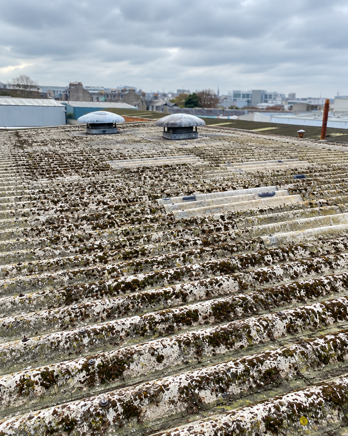 Aberroof asbestos roof replacement
