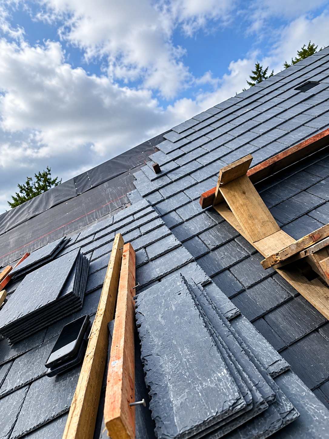 Traditional slate roofing, leadwork and roof detailing by Aberroof